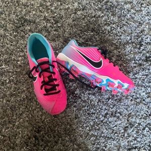 Nike pink Girls softball cleats size 2.5y